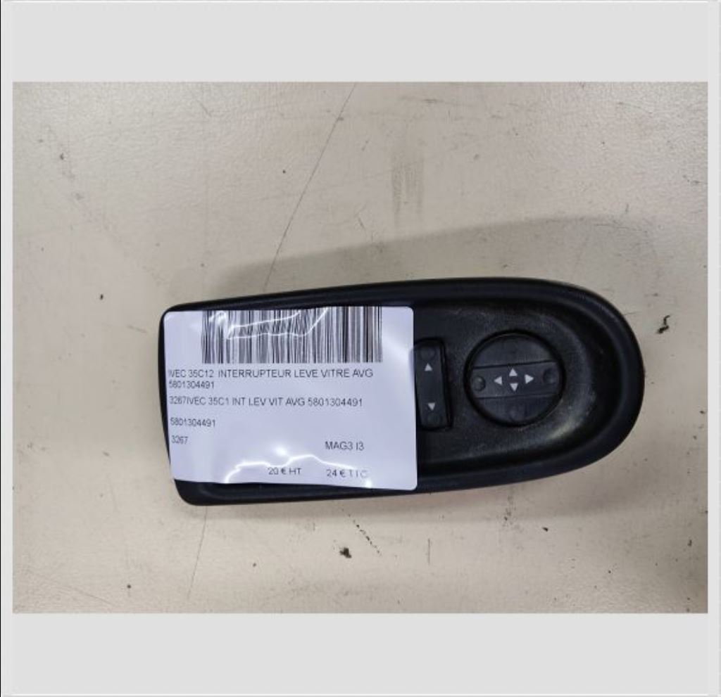 piece_IVECO 35C12  INTERRUPTEUR LEVE VITRE AVG 5801304491